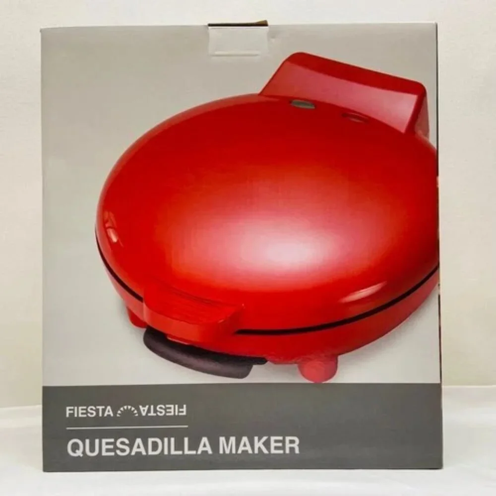 Quesadilla Maker 6 Wedge Fiesta 8in‎ Intertek Retro Red Brand New In Box